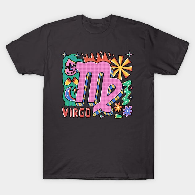 Virgo T-shirt T-Shirt by mylistart